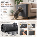 Tapis anti-griffures GriffProtect pour chat, protection de canapé