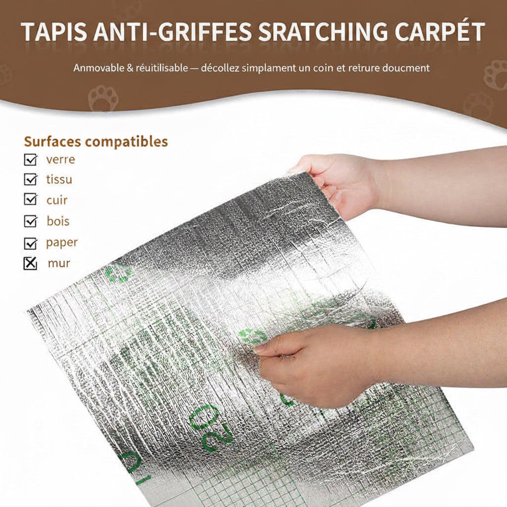 Protection de canapé contre les griffures de chat GriffProtect